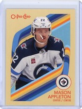 2023-24 O-Pee-Chee OPC Mason Appleton Retro #437 - Winnipeg Jets