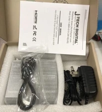 J-Tech Digital Pro-AV Unlimited HDMI by Single Ethernet Cable Transmitter New