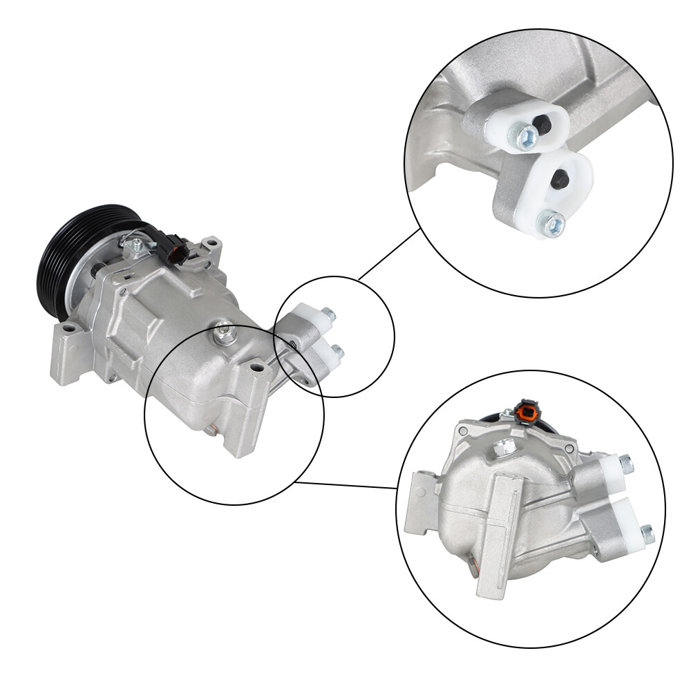 A/C Compressor Fit For 20072010 Nissan Versa 20072015 Nissan Tiida 1