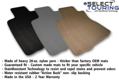 3D MAXpider 2006-2013 Chevrolet Impala/Impala Limited Kagu 1st Row Floormat - Black - ViVA Performance