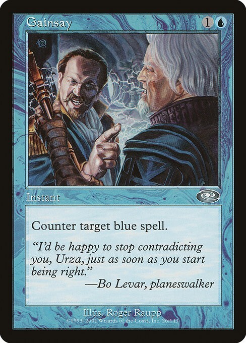 Gainsay 1x FOIL MtG FOIL Planeshift SP/NM