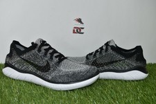 nike free rn flyknit 2018 black white