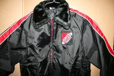 Vintage Bowes Seal Fast Coat W/ Fur Collar & Quilted Liner Made in USA FREE SHIP