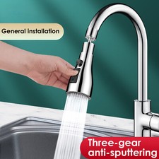 Kitchen Faucet Nozzle ,3-Function Pull Down Sink Faucet Sprayer Head Spray Head