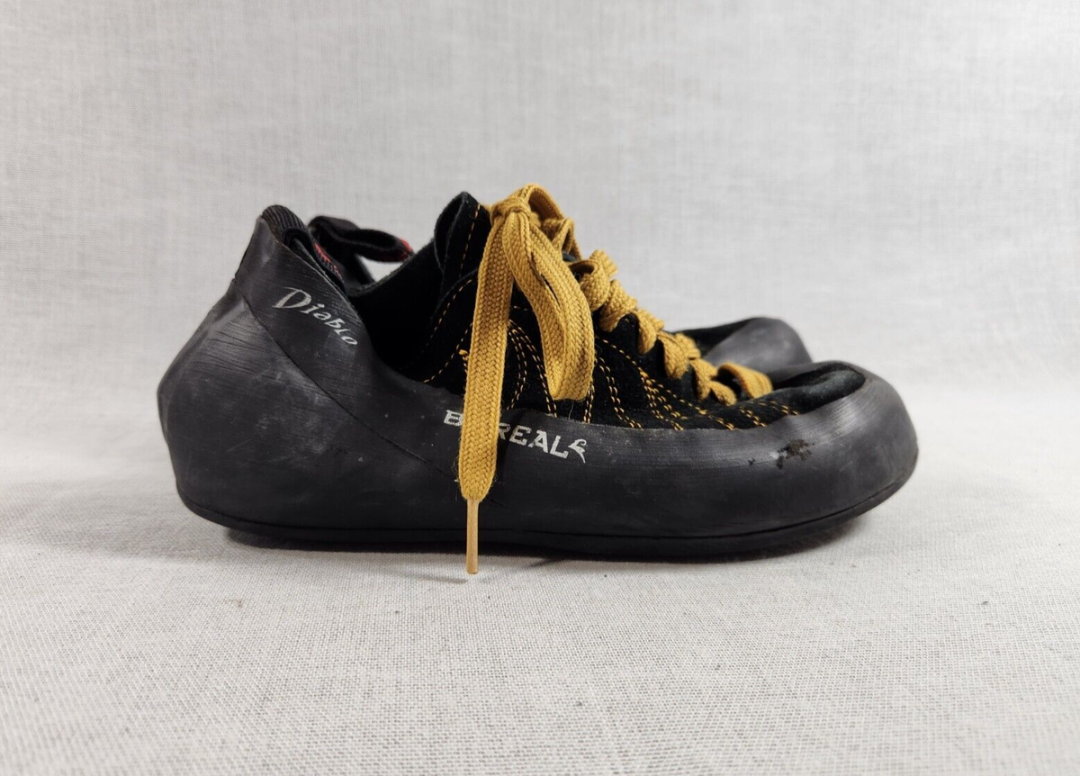 Boreal Diablo Mens Rock Climbing Shoes Size Black Yellow Lace