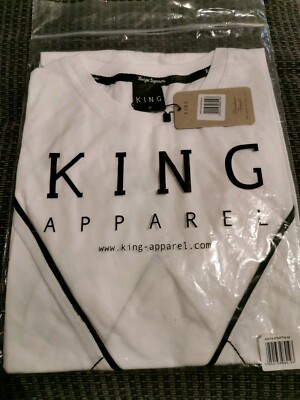 King Apparel Londons Finest V Staple Diamond White T-Shirt Gr. M