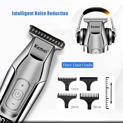 KEMEICordless hair clipper and beard trimmer, electric hair cutting machine