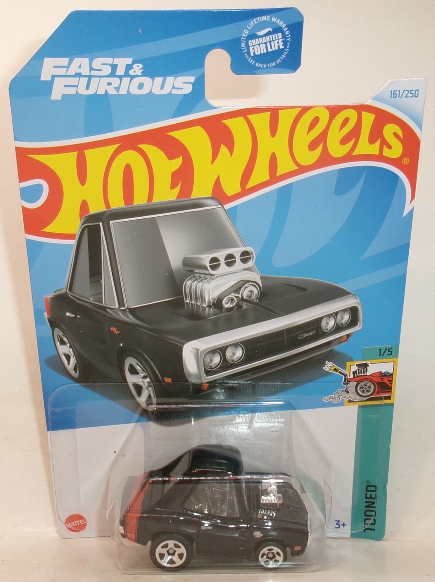 2024 HOT WHEELS 1:64 HW TOONED 1/5 FAST & FURIOUS BLACK '70 DODGE