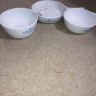 Vintage Rare* Corningware Blue Cornflower Qty:3 — photo 1