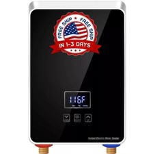 Calentador De Agua Sin Tanque Digital Electrico 5.5kW 220V US Para Cocina Ducha