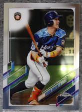 Kenshi Sugiya 2021 Topps NPB Chrome #212 Fighters Base Card