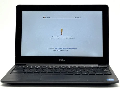 Dell Chromebook - 11.6" - 4 GB RAM - 16 GB eMMC - ( UNABLE TO INSTALL OS )