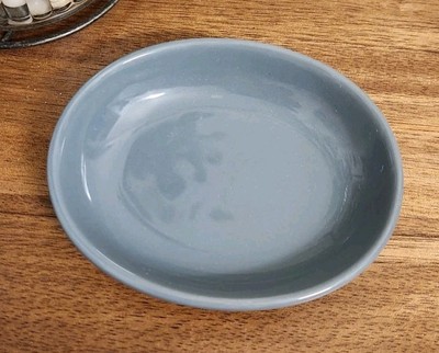 Mainstays Ceramic Oval SOAP DISH Light School Grey NEW w/ Tag 