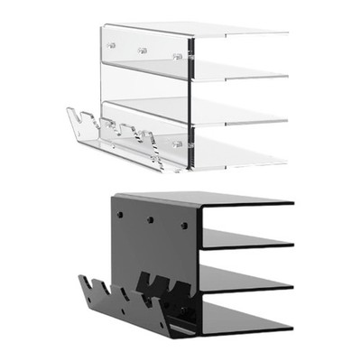 Strong Acrylic Multiple Layer Keyset Display Mouse Storage Shelf Permanent Space