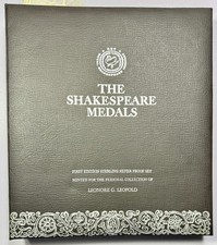 1972 Franklin Mint Silver Shakespeare Medals Set 38 1st Edition 1.25 oz each