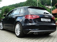 Ulter Sportauspuff Endschalldämpfer Audi A3 Typ 8V Sportback 1.4l links 2x70mm