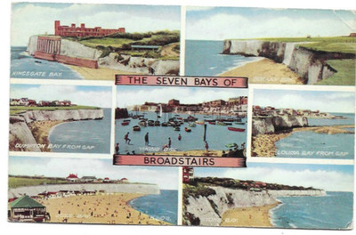 Broadstairs: Seven Bays of -: Kingsgate, Stone, Joss, Botany, Dumpton+++ : posted