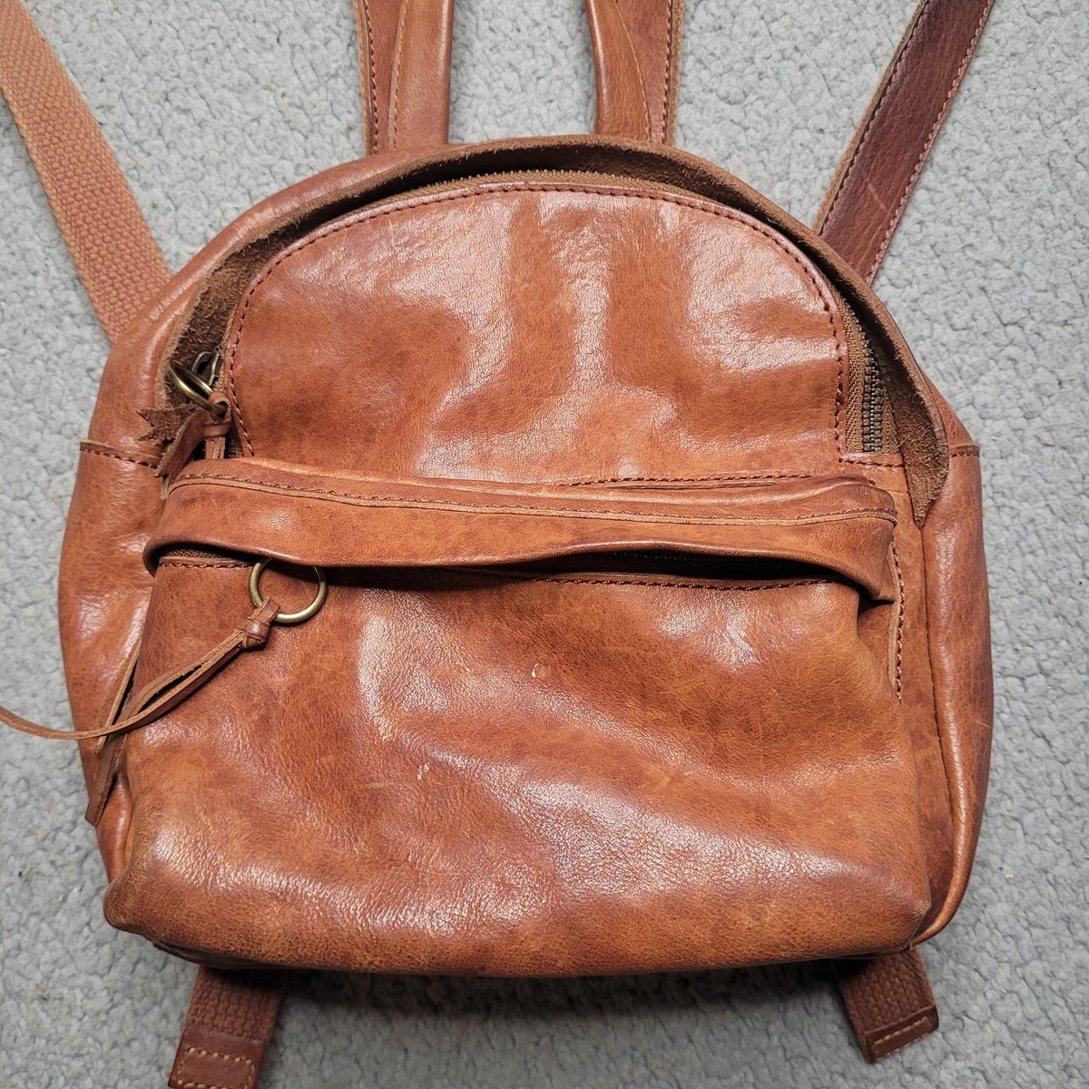 Madewell Genuine Leather Lorimer Backpack - English Saddle maxresdefault.jpg main image 4