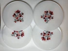 Fire King Anchor Hocking Vintage Primrose Milk Glass Dinner Plate 9" Set Of 4
