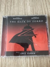 CD ALBUM THE MASK OF ZORRO SOUNDTRACK MUSIC FROM THE FILM JAMES HORNER RARE