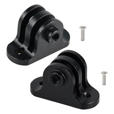 For insta360 Action Camera Adapter CNC Aluminum Alloy with 3mm Hole 2pcs Set