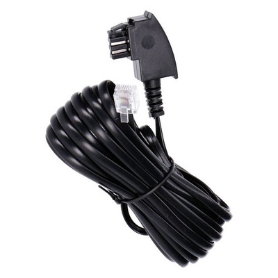 Aswo TAE auf RJ11 Kabel  6m  schwarz 
