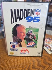 NO GAME Madden 95 MANUAL  CASE ONLY - Sega Genesis