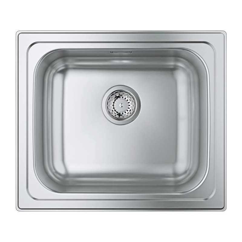 Évier de cuisine en acier inoxydable GROHE K200 au design épuré durable