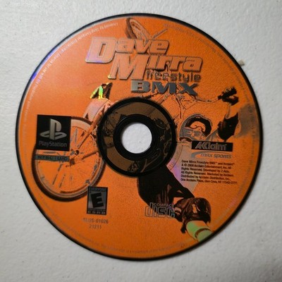 Dave Mirra Freestyle BMX PlayStation Video Game NTSC-U/C