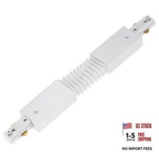 H Track Flexible Connector, Single Circuit H Type 3-Wire-1 Rail 110-220V for