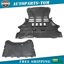 Fit 2010-13 Smart Fortwo Front+Rear Engine Splash Shield Under Cover Guard