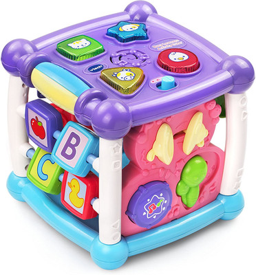 VTech Busy Learners Activity Cube - Purple Educational Toy for Infants