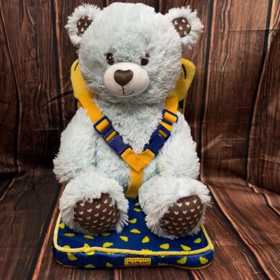 Build A Bear Teddy Bear Plush With Bear Carrier Car Seat BABW Set Friend