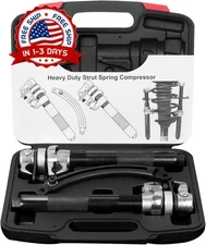 Compresor de resortes helicoidales con mordazas de seguridad y soporte, NUEVO US