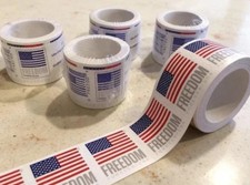 Lot of 100 Total  2023 United States American Flag Stamp Roll USPS NEW SEALED