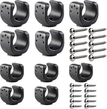 10-Pack Universal Flashlight Holder with Screws for Truck Mounting