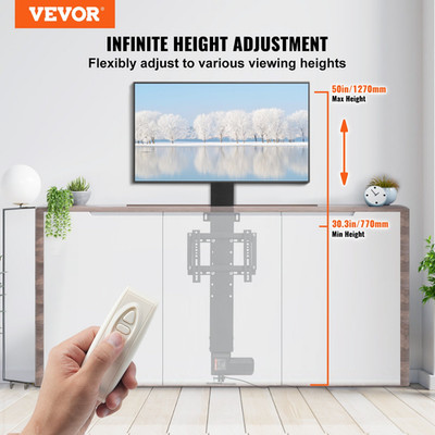 Automated TV Elevator, Supports up to 132 lbs
