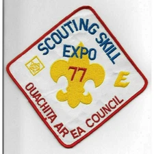 1977 Ouachita Area Council Scouting Skill Expo patch
