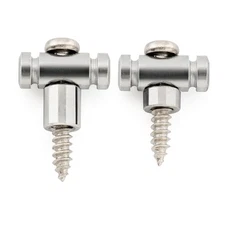  Pro Steel Barrel Guitar String Guides Strings Trees Retainers Chrome