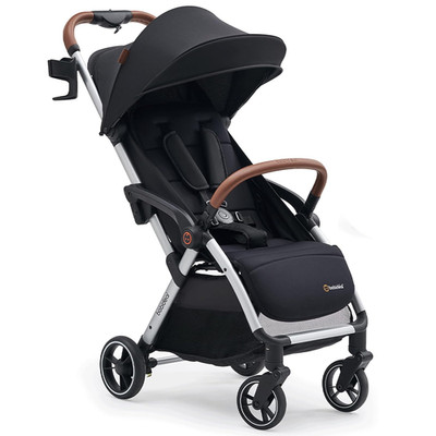Lightweight Travel Stroller for Baby, Self-Folding Toddler Stroller with Large C