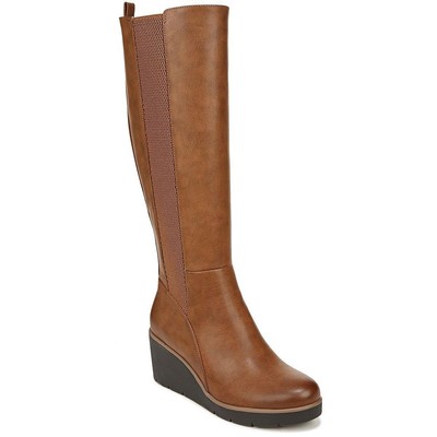 SOUL Naturalizer Womens Adrian Wide Calf Wedge Knee-High Boots BHFO 7519