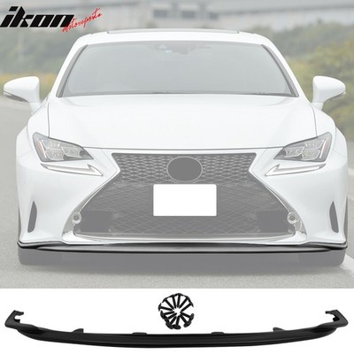 Fits 15-18 Lexus RC300 RC350 F Sport Silkblaze Style Front Bumper Lip Spoiler PP