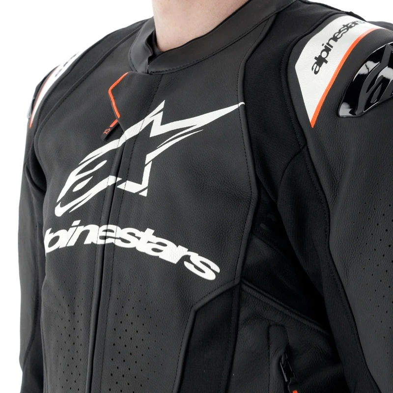 Alpinestars Missile V3 Ignition Leather Black White, photo 6 of 14