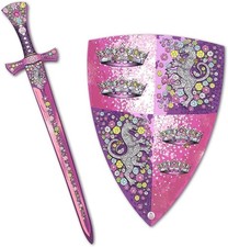 Liontouch - Crystal Princess Foam Sword  Shield Set for Girls - Age 3-8  Pi...