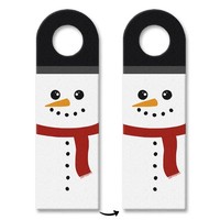 Schneemann TüRhäNger Weihnachten Advent Schnee Winter Kinder Kind Spielen Schal