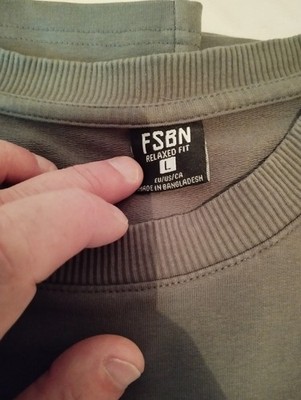 Herren T-Shirt in L von FSBN ''Relaxed Fit'' in grau