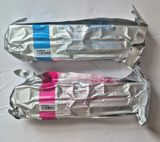 2 PACK BROTHER TN221 Toner Cartridges 1-Magenta, 1-Cyan  Sealed No Box NEW