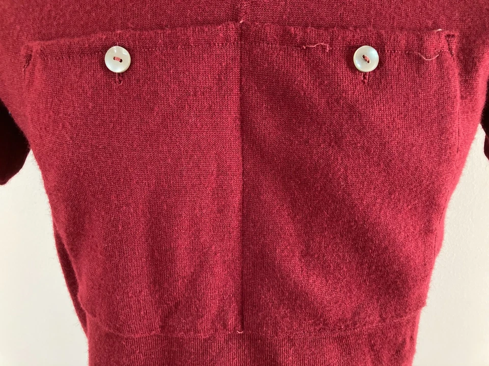 Ancien Maillot Cycliste UNIS SPORT 1950's Bordeaux (T4)  Cycling Jersey Vintage - Photo 2/4