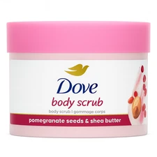 Dove Body Scrub Pomegranate Seeds & Shea Butter 10.5 oz New