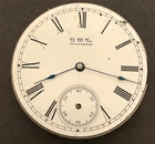 Antique 1889 Waltham Model 1889 H Pocket Watch Movement Parts/Repair 6s 11j USA